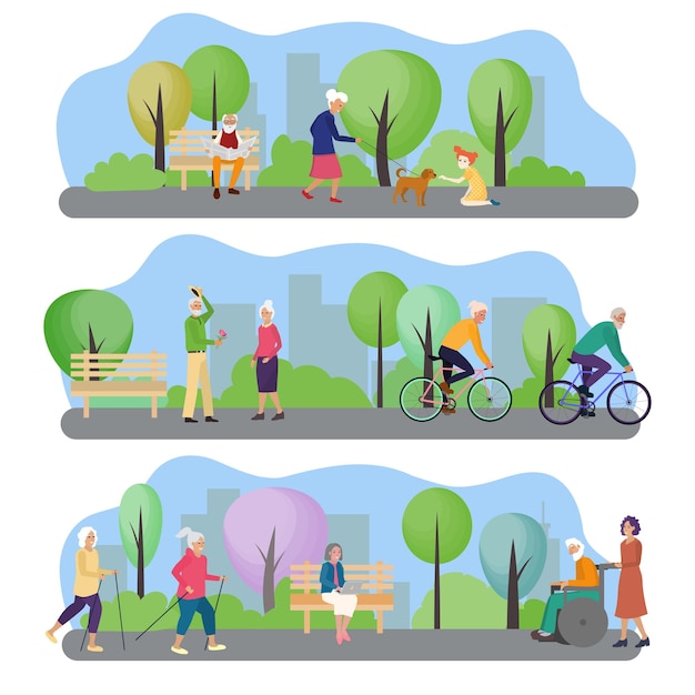 Vibrant Outdoor Scenes with People Enjoying Nature and Activities ...