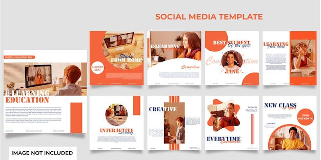 Vibrant Social Media Templates for Engaging Educational Content | Jiffy ...