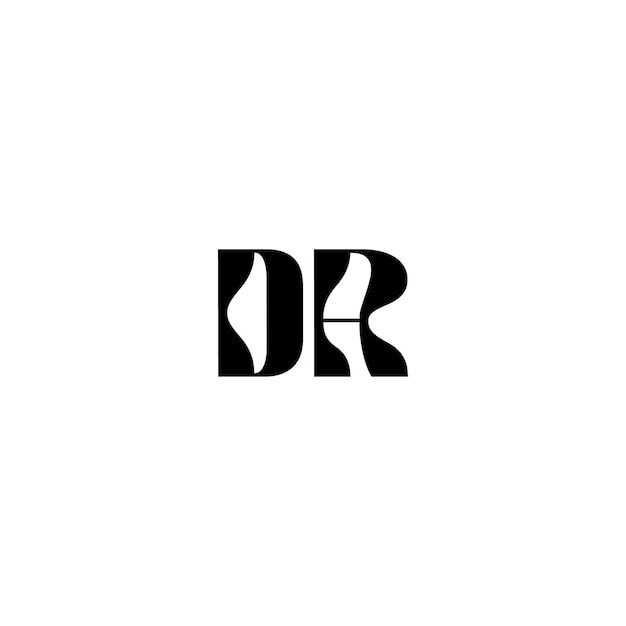 Dynamic and Versatile DR Monogram Logo Design | Jiffy Designs