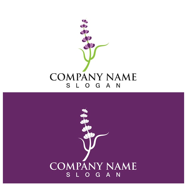 Elegant Purple Floral Design with Minimalist Branding | Jiffy Designs