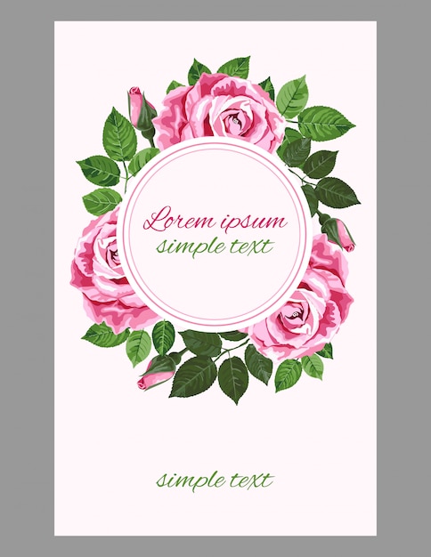 Vibrant Floral Wreath with Elegant Text Frame | Jiffy Designs