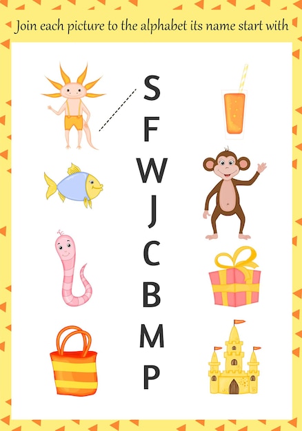 Vibrant Alphabet Collection of Playful Icons and Objects | Jiffy Designs