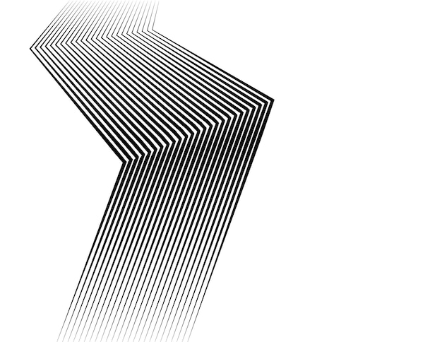 Striking black and white geometric pattern with dynamic lines | Jiffy ...