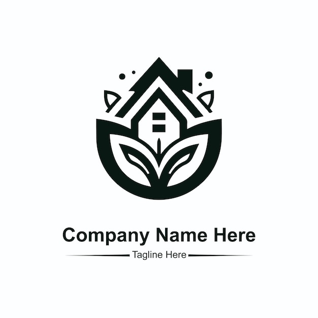 Elegant Geometric Floral Logo with Minimalist Design | Jiffy Designs