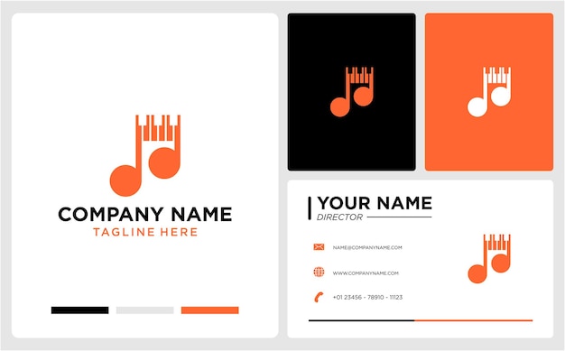 Vibrant Musical Notes Logo for Creative Professionals | Jiffy Designs