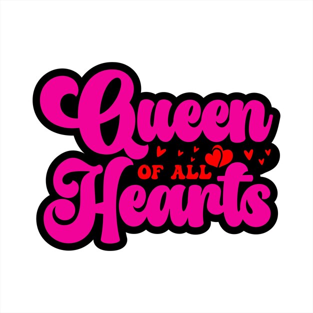 Vibrant Pink Hearts and Cursive Text Graphic Design | Jiffy Designs