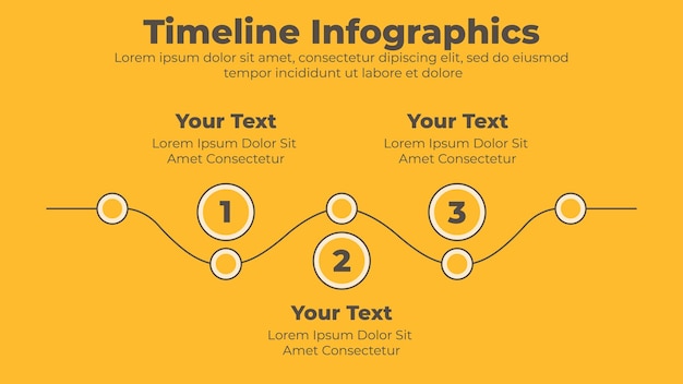 Vibrant Timeline Infographic with Circular Elements and Text | Jiffy ...
