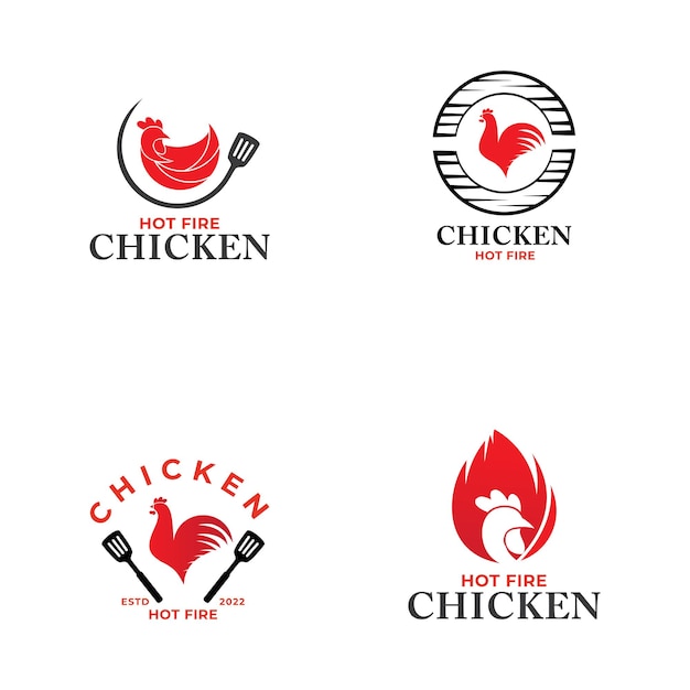 Vibrant Collection of Distinctive Chicken-Themed Logos and Emblems ...