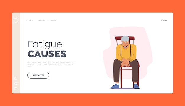 Identifying the Causes of Fatigue in an Illustrated Image | Jiffy Designs