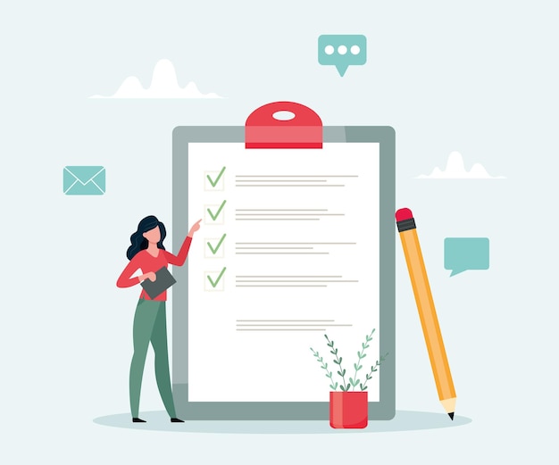 Detailed Checklist with Vibrant Illustration | Jiffy Designs
