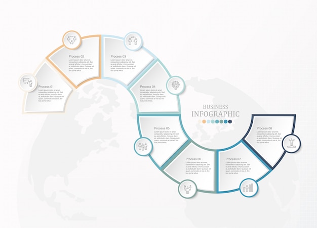 Vibrant Infographic Design with Circular Elements | Jiffy Designs