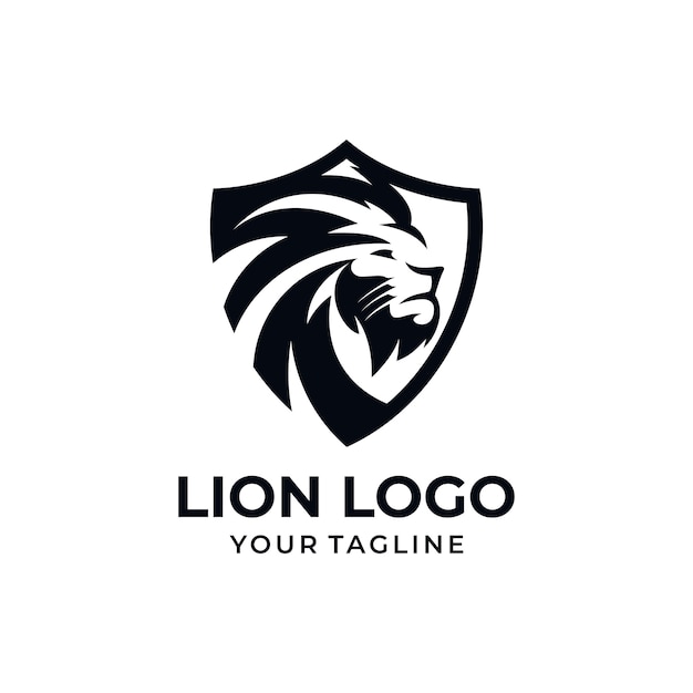 Majestic Lion Emblem with Powerful Silhouette Design | Jiffy Designs