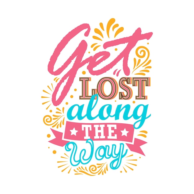 Vibrant Lettering with Whimsical Swirls and Bursts of Color | Jiffy Designs