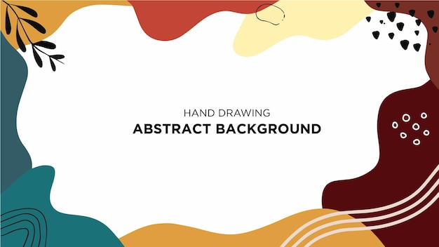 Vibrant Abstract Landscape with Organic Shapes and Textures | Jiffy Designs