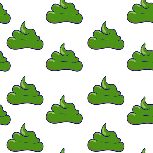 Funny Smile Vector Poop Pattern | Jiffy Designs