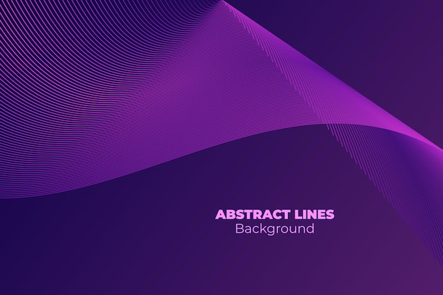 Captivating Violet Waves: Abstract Lines Background | Jiffy Designs