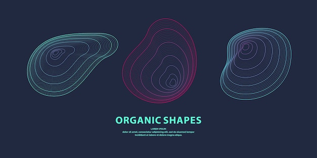 Vibrant Organic Shapes: Flowing Curves and Mesmerizing Patterns | Jiffy ...