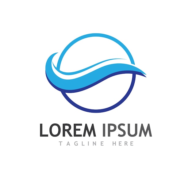 Vibrant Wave Logo Design with Flowing Curves | Jiffy Designs
