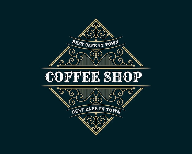 Elegant Emblem for the Best Coffee Shop in Town | Jiffy Designs