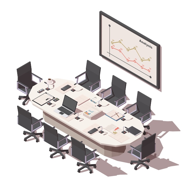 Collaborative Conference Room with Interactive Data Display | Jiffy Designs