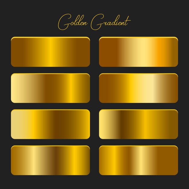 Radiant Golden Bars with Shimmering Gradient Textures | Jiffy Designs
