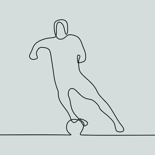 Minimalist Runner Silhouette in Continuous Line Art | Jiffy Designs