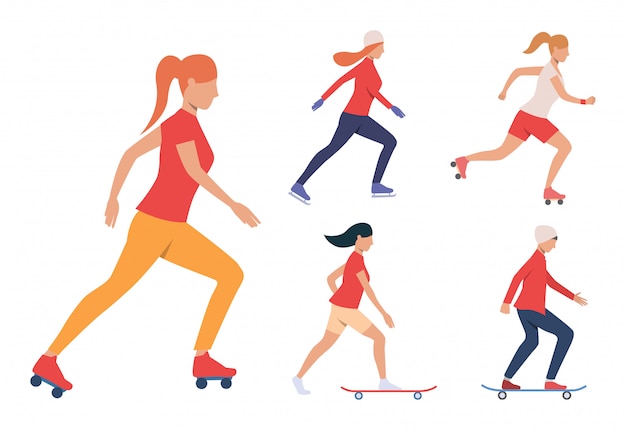 Diverse Collection of Active Individuals Engaged in Various Sports ...