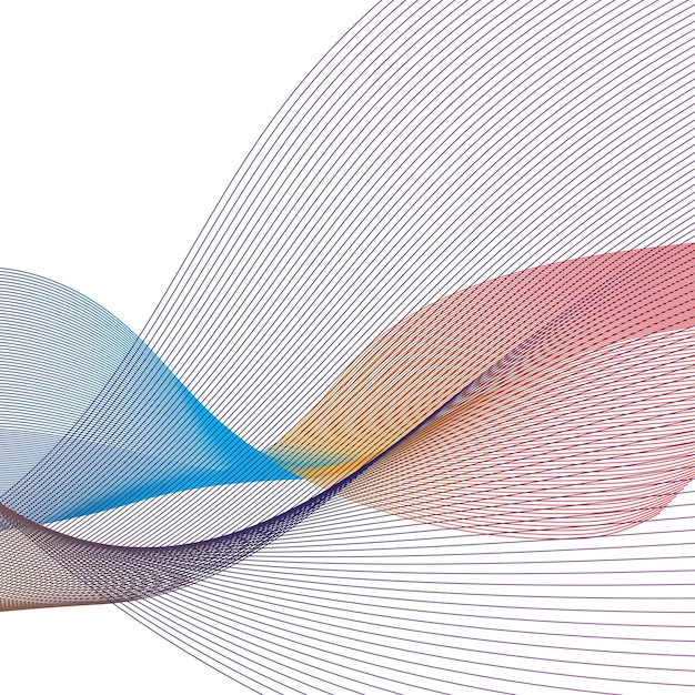 Vibrant Abstract Waves with Textured Lines and Gradient Colors | Jiffy ...