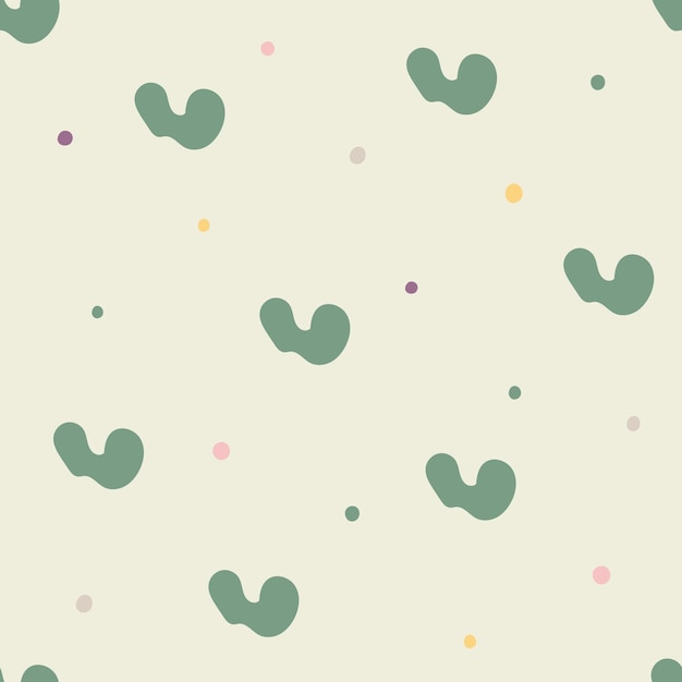 Whimsical Organic Shapes and Dots Create a Playful Pattern | Jiffy Designs