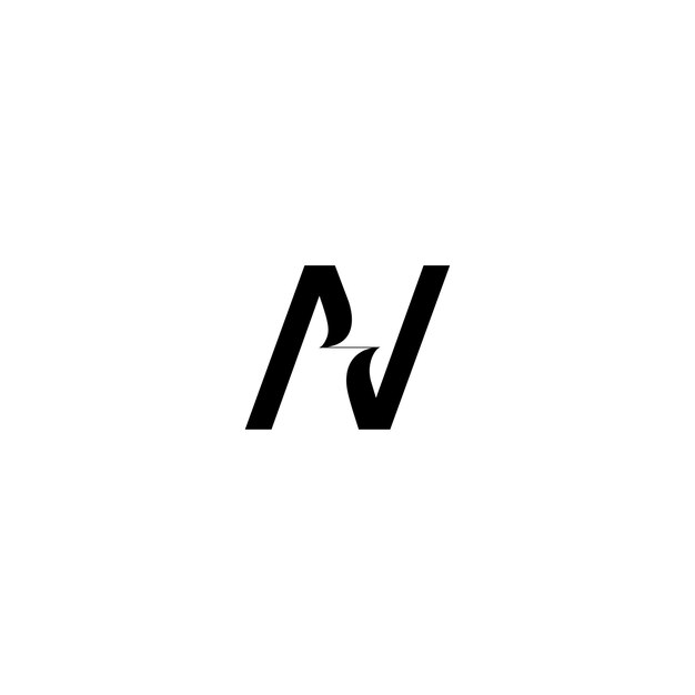 Striking Monogram Design with Sleek Overlapping Curves | Jiffy Designs