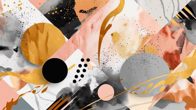 Vibrant Abstract Art with Shapes and Textures | Jiffy Designs