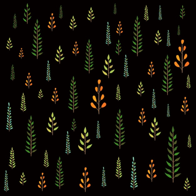 Vibrant Botanical Pattern with Lush Foliage and Leaves | Jiffy Designs