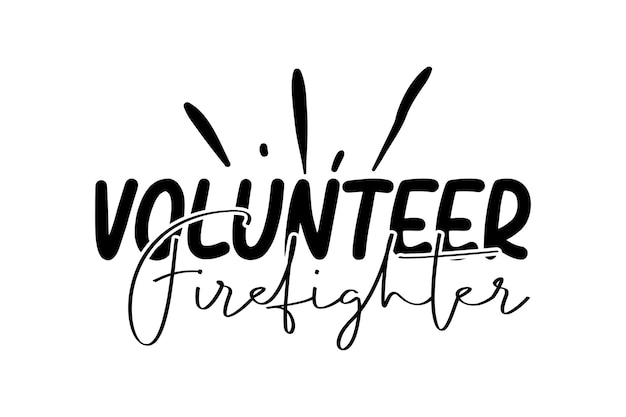 Inspiring Handwritten Text Expressing Volunteer Firefighter Dedication ...