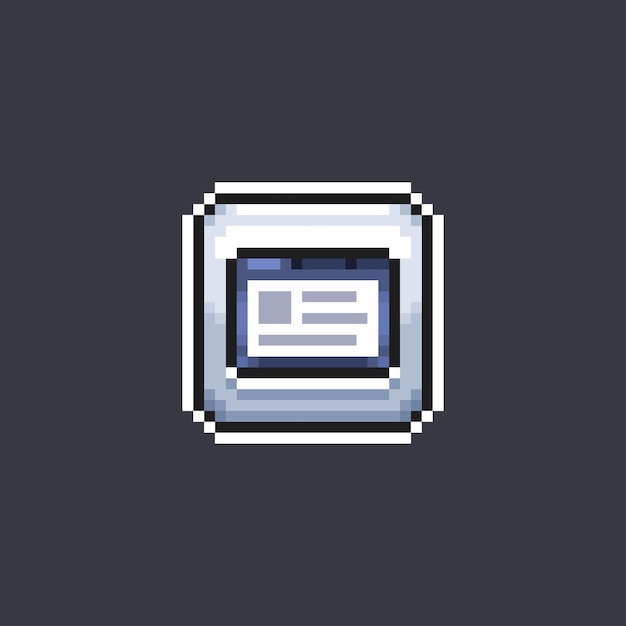 Striking Pixel Art Icon with Geometric Shapes | Jiffy Designs