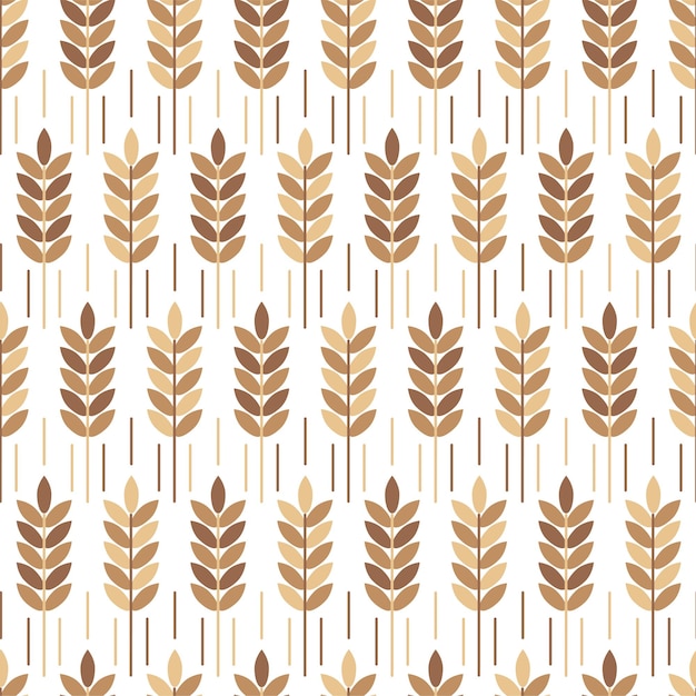 Elegant Wheat Pattern for Versatile Design Applications | Jiffy Designs