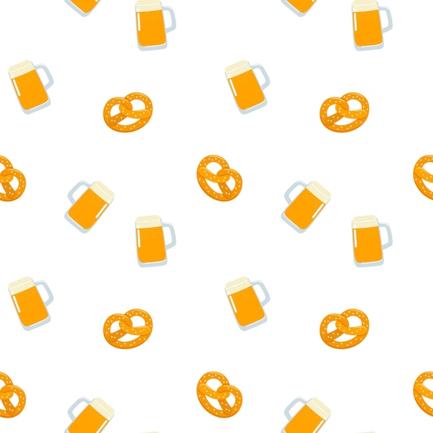 Delightful Pints and Pretzels: A Cheerful Drinking Pattern | Jiffy Designs