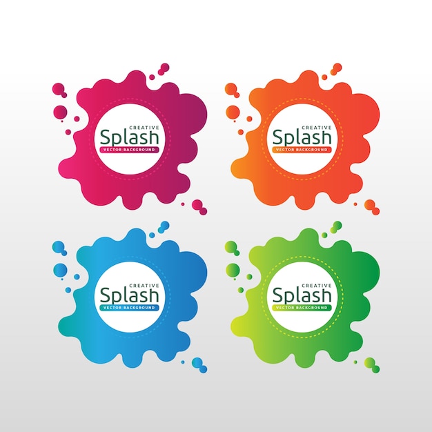 Vibrant Splash Logos with Playful Liquid Designs | Jiffy Designs