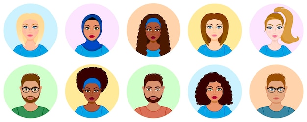 Diverse Portraits of Vibrant Individuals with Unique Identities | Jiffy ...