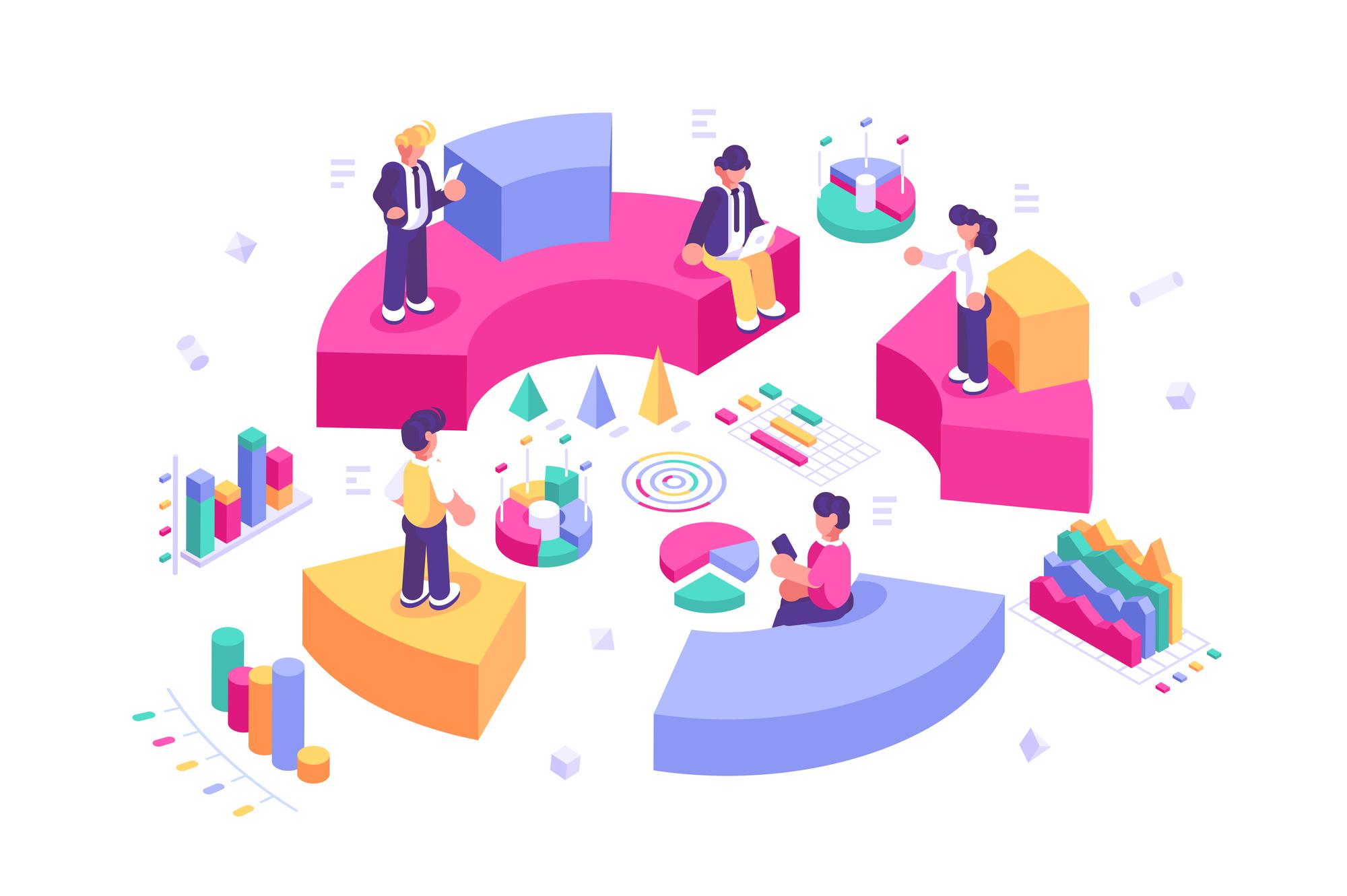 Vibrant Infographic Visualization with Diverse Data Insights | Jiffy ...
