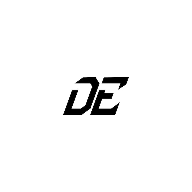 Sleek and Stylish DE Monogram Logo Design | Jiffy Designs
