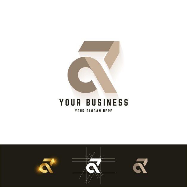 Sleek and Modern Monogram Logo for Your Business | Jiffy Designs