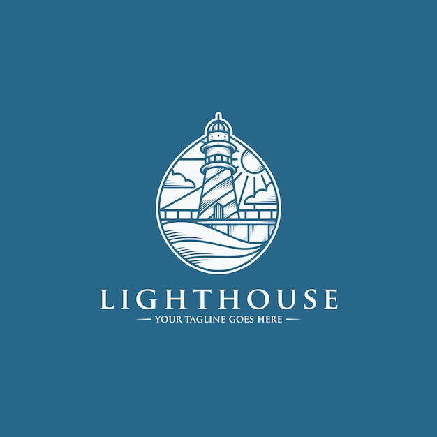 Serene Coastal Lighthouse in Tranquil Landscape | Jiffy Designs