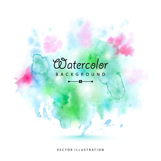 Vibrant Watercolor Splash with Textured Calligraphic Typography | Jiffy ...