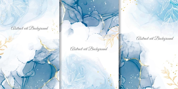 Ethereal Watercolor Floral Collection with Elegant Gold Accents | Jiffy ...
