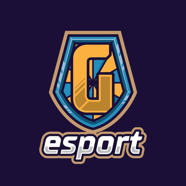 Vibrant Esports Logo with Striking Geometric Design | Jiffy Designs