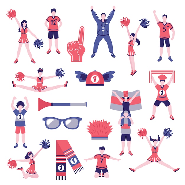 Vibrant Collection of Cheer-Inspired Graphic Elements | Jiffy Designs