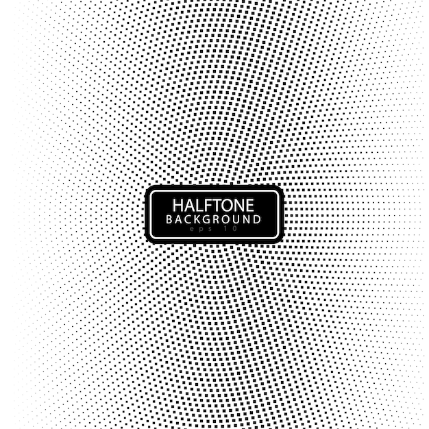 Halftone Background with Black Rectangle Graphic Element | Jiffy Designs