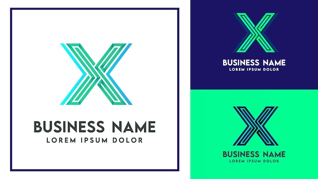 Versatile X-Shaped Logo Collection for Diverse Branding | Jiffy Designs