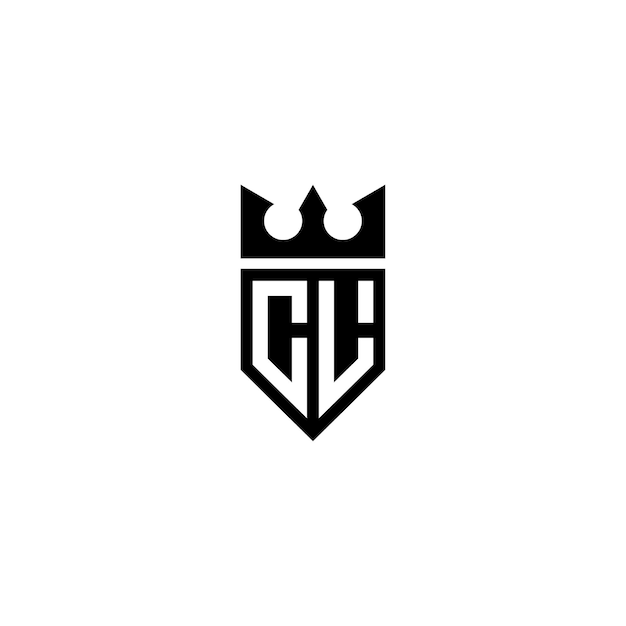Regal Monogram Shield with Distinctive Crown Emblem | Jiffy Designs