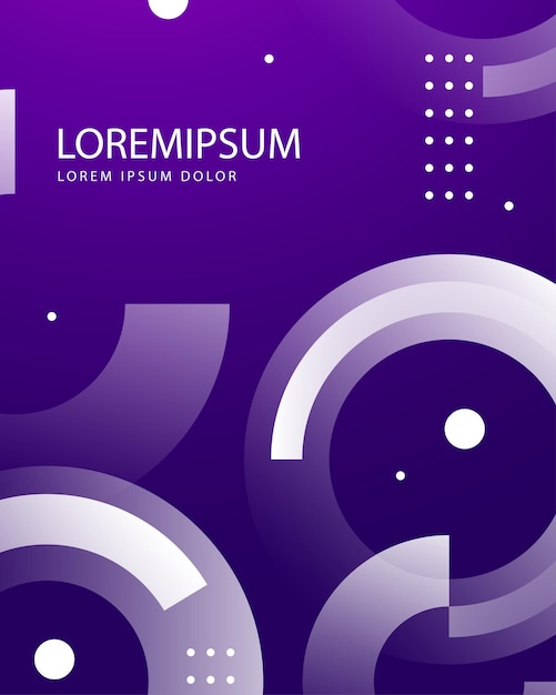 Captivating Abstract Shapes in Vibrant Purple Hues | Jiffy Designs